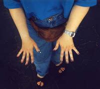 Javlynn Sue Leair and her AMC nails